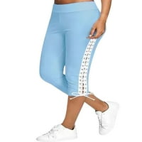 Capreze dame čipke up pantalone Slim Fit elastični struk jogger hlače salon sa dnevnim boravkom čvrstog