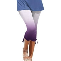 MAFYTYTPR CAPRIS hlače za žene plus veličine na prodaju Ženske ljetne ležerne prilike od tiskanih hlača