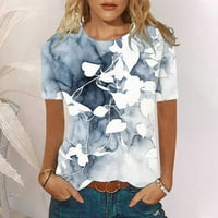 Košulje za žene, majice kratkih rukava za žene Dressy Ležerne prilike, Žene Grafičke majice O vrat Ležerne