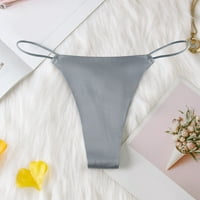 DMQupv Hi Cut Cotton bikini gaćice za žene Žensko donje rublje Ne Panty Line kratka siva s