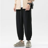 Muške modne joge hlače casual pantalone s elastičnim strukom proljeće ljetne tanke pidžame bager harem