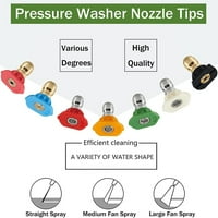 Pripravni vrpci za pranje tlaka mlaznice Veličina kompleta za brzo povezivanje