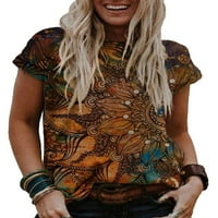Keeccty ženska majica s kratkim rukavima za kratki rukav