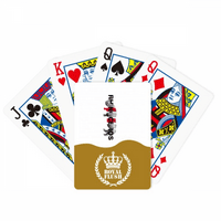 Rhino odvajanje karoserije Art Deco Fashion Royal Flush Poker igračka karta
