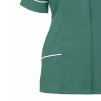T majice za žene Ženske medicinske sestre Tunika Jedinstvena klinika Carer Lapel Zaštitna odjeća Vrhovi