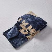 Regal Comfort Fau Fur od ispisanog bacanja - meka pokriva za krevet i kauša - plišano ukrasno bacanje