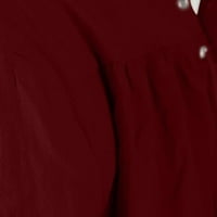 Muška modna dukserica Pulover modne košulje u boji zavoj dugih rukava Medie majica Gothic Man casual bluza pulover dukserica