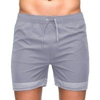 Muške kratke hlače Muški ljeto Brzi modna elastična mreža Jednostavna plaža Čvrsta boja Casual Hotsact