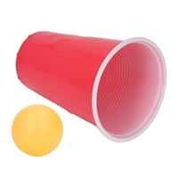 Pivski pong komplet za igru, otporni na pucanje laganih otpora za curenje otpora na jednokratnu kuglice pong kuglice za pivo bar