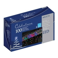 Proslave proslava 40812- LED set LED svjetlo za ICICLE, 5,5 ', višebojna svjetla