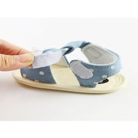 Woobling sandale za novorođenčad Prvi šetači ravne sandale meke jedine cipele za krevetiće ljetne princeze