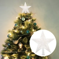 Božićno stablo Topper Christmas Tree Star Ornament Xmas Treetop Hollow Star