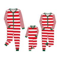 Fanvereka Family Božićni koji odgovara jednodijelnim pidžamim set trakice za tisak TOMSUIT TAM MOM KID XMAS SLIKE