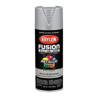1pk Krylon Fusion K All-In- Spray Boja za na otvorenom Metalno srebro