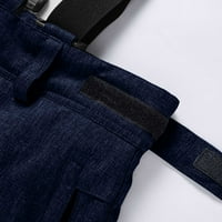DTIDTPE Jumpsuits za žene, ženske izolirane bib-ove kombinezone Solid boja jednodijelni pantalone za