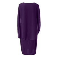 Ljetne haljine za žene Ležerne prilike O-izrez Vintage Tassels Flapper čipka Midi Duljina