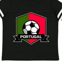 Inktastični fudbal Portugal zastava zastava poklona mališana majica majica za djecu ili toddler