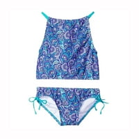 Outfits Tankini Sport 2-komadni kupaći kostimi za kupaće kostimi djevojke Daisy Halter Djevojke
