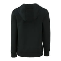 Muški rezač i buck crni veliki deset zupčanika luta ECO reciklirana polu-zip pulover hoodie