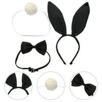Postavite zečji uši kostim Prop pribor za zec uši za kosu repom kravate rekvizite