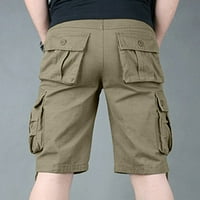 Muški teretni kratke hlače Pamuk opušteno lagano multi džepne hlače na otvorenom Twill Targo kratke