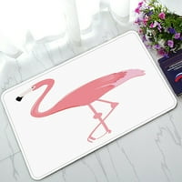 Slatka ružičasta flamingo ikona vrata vrata prostirke ulazne rupice