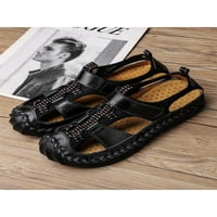 Daeful Muške cipele za plažu zatvorene kožne kože Sandal ribarske sandale MENS izduženi ne-klizne ljetne