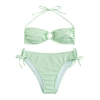 Odjeća za plažu za zavoj za žene Push-up brazilski bandeau kupaći kostimi za kupaće kostimi Bikini Tankinis