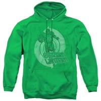 Zeleni fenjer - snaga - pull-preko hoodie - velika