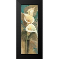 Hristova, Albena crna Moderna uokvirena muzej Art Print pod nazivom - Calla Lily Trio Panel