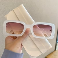 Ženske bombonske sunčane naočale debele pravokutne anti UV sunčane naočale za ulice za snimanje modnih