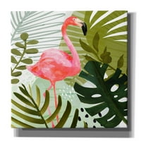 Epic Graffiti 'Flamingo Forest II' Victoria Borges, Platno Zidna umjetnost, 20 x24