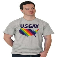 Gay u SAD-u LGBTQ američkim morskim grafičkim majicom majica majica Brisco brendovi l
