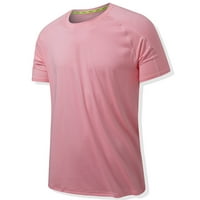 Odieerbi košulje za vježbanje za muškarce Brza suha sportska majica casual kratki rukav Slim Fit Stretch