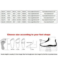 Ženske ravne sandale Ljetne sandale Otvorene nožnije Rhinestone snimke na petama sandale, smeđe, 9.5