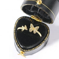 Frehsky prstenovi slatki minimalistički leptir dizajn prsten osjetljiv nakit pokloni za žene