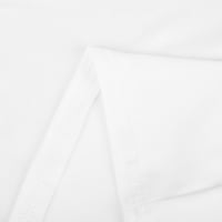 Penskeiy Women V-izrez Čvrsti boja Kombinezoni Djelomični pozicionirani tisak Kratki rukav Radna uniforma