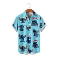Košulje Lilo & Stitch Odena Cartoon Kawaii modne muškarče Ženska bluza Majica