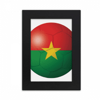 Burkina Faso Nacionalna zastava Fudbal Desktop Foto okvir Slika Prikaz umjetničkog slika