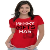 Sretan poklon Božićni božićni Xmas ženska majica Dame Tee Brisco Marke X