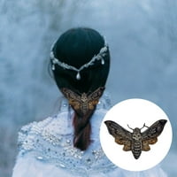 Temacd Smrt moth dlaka misteriozna Halloween pribavljana Smrt Moth Hair PIN za festival