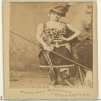 Minna Rathner, iz glumaca i glumica serije za Virginia Brights Cigaretes Poster Print