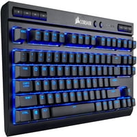 CORSAIR K bežična mehanička igračka tastatura, pozadinski plavi LED, Cherry Crvena - tiho i linearno