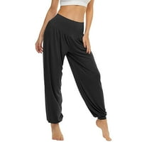 Rovga joga hlače za žene Aktivno odjeća modna fitness sportske casual hlače joga labave hlače