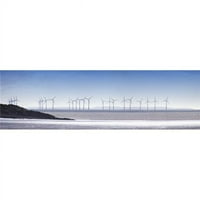 Dizajn slike DPI19388640000844large Vjetrenjače duž obale - Solway Firth Dumfries Scotland Poster Print,