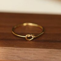 Toyella s sterling srebrni pozlaćeni prsten Zlatni čvorotirani prsten za nas veličinu 7