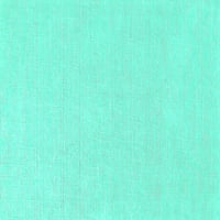 Ahgly Company Zatvoreni pravokutnik Solid tirkizne plave moderne prostirke, 7 '10'