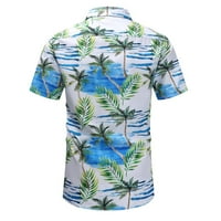 Muške labave košulje sa džepnim popustom Modne majice kratkih rukava Havajska pušačka odjeća Ljeto tropsko