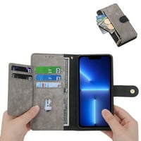 Mantto novčanik Kompatibilan je sa Samsung Galaxy A 5G, premium PU kožni patentni zatvarač folio novčanik