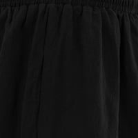 Muškarci čvrste ležerne modne čvrste elastične hlače s elastičnom strugom Srednjovjekovne gamaše usjeva